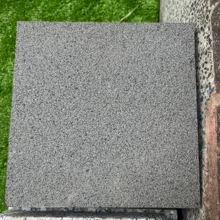 Black basalt bush hammered surface 