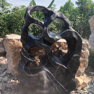 Landscape - Art stone - Black holes