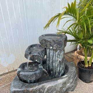 Landscape - Water Fountain - Black - White water fountain