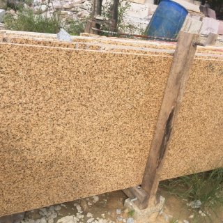 Slabs - Polished- Yellow granite