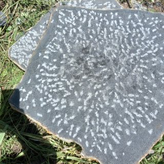 Steppingstone - Handpicked - Black basalt steppingstone